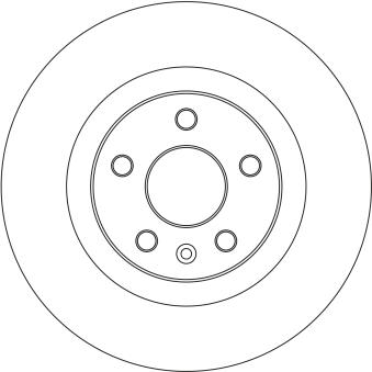 Jeu de 2 disques de frein arrière TRW OEM 32300121