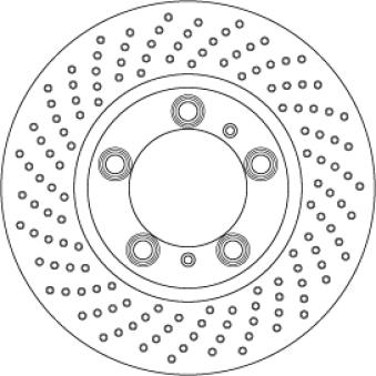 Disque de frein avant gauche TRW [DF6778S]
