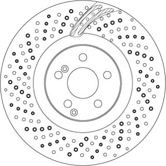 Jeu de 2 disques de frein avant TRW [DF6862S]
