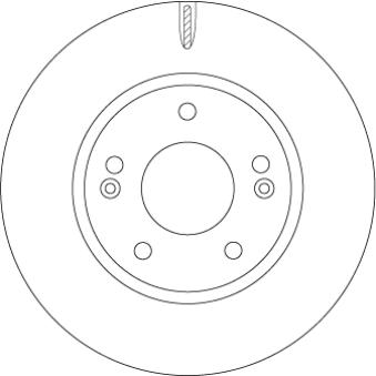 Jeu de 2 disques de frein avant TRW OEM 51712G2100