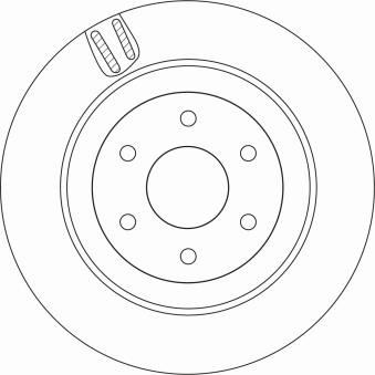 Jeu de 2 disques de frein arrière TRW OEM 4704230200