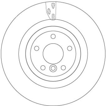 Jeu de 2 disques de frein arrière TRW [DF6969S]