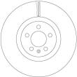 TRW DF6983S - Jeu de 2 disques de frein avant