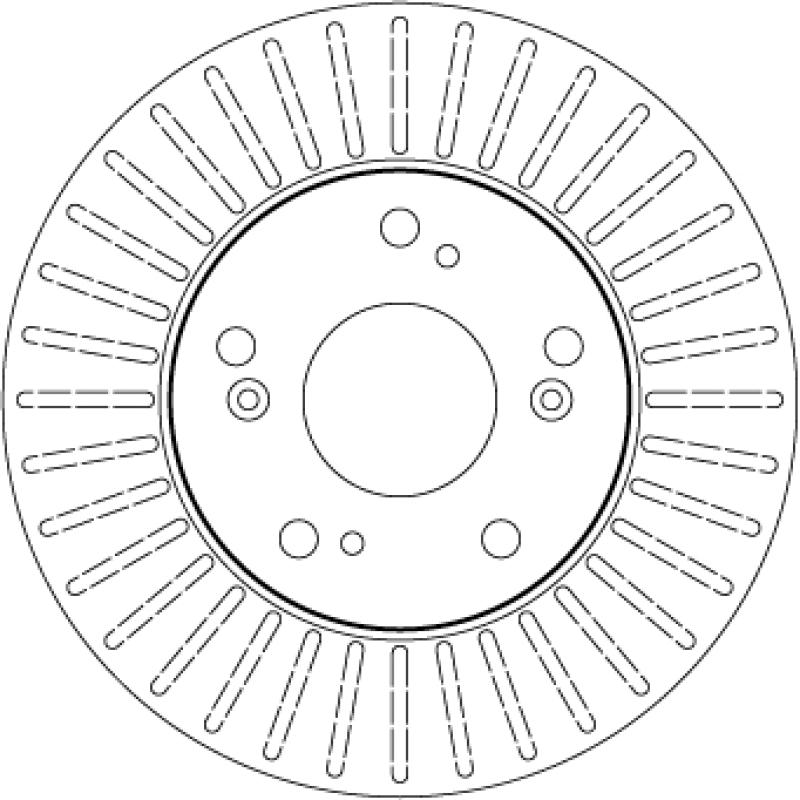 Jeu de 2 disques de frein avant TRW DF7195 - Visuel 1
