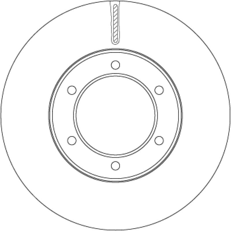Jeu de 2 disques de frein avant TRW DF7412 - Visuel 1