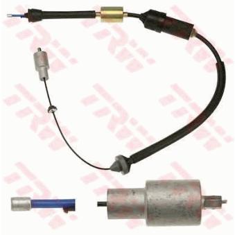Tirette à câble, commande d'embrayage TRW OEM 7700840097
