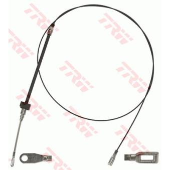 Tirette à câble, frein de stationnement TRW OEM 2D0609701D
