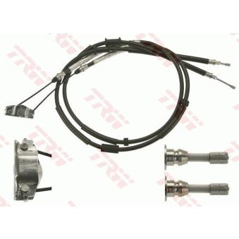 Tirette à câble, frein de stationnement TRW GCH432 pour FIAT 850 1.4 - 100cv