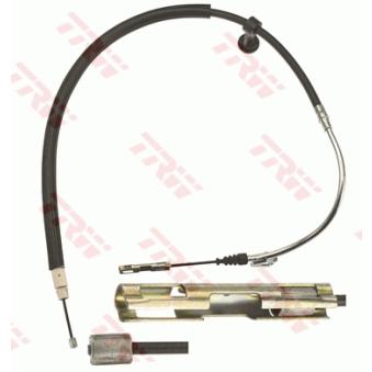 Tirette à câble, frein de stationnement TRW GCH693 pour CITROEN JUMPY E 300 - 252cv