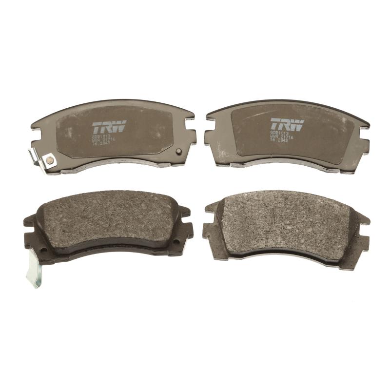 Jeu de 4 plaquettes de frein avant TRW GDB1013 - Visuel 1
