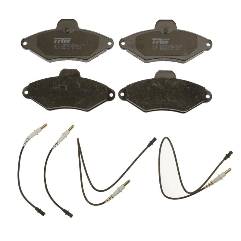 Jeu de 4 plaquettes de frein avant TRW GDB1101 - Visuel 1