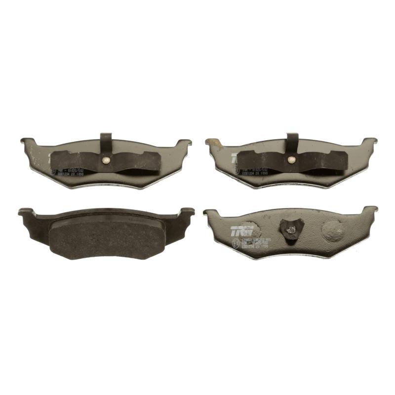 Jeu de 4 plaquettes de frein arrière TRW GDB1234 - Visuel 1