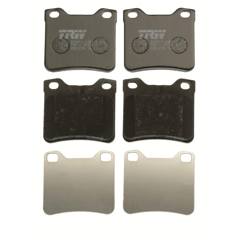 Jeu de 4 plaquettes de frein arrière TRW GDB1276 - Visuel 1