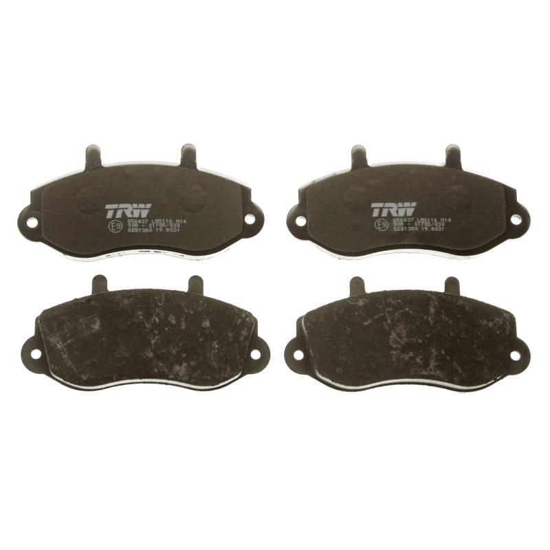Jeu de 4 plaquettes de frein avant TRW GDB1380 - Visuel 1