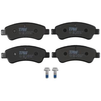 Jeu de 4 plaquettes de frein avant TRW OEM 425218