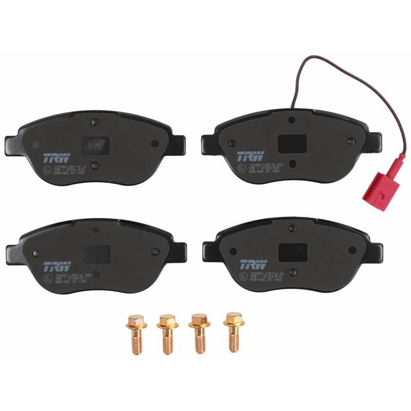 Jeu de 4 plaquettes de frein avant TRW GDB1483 - Visuel 1