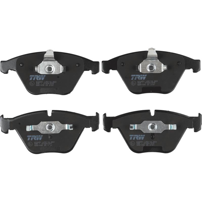Jeu de 4 plaquettes de frein avant TRW GDB1498 - Visuel 1
