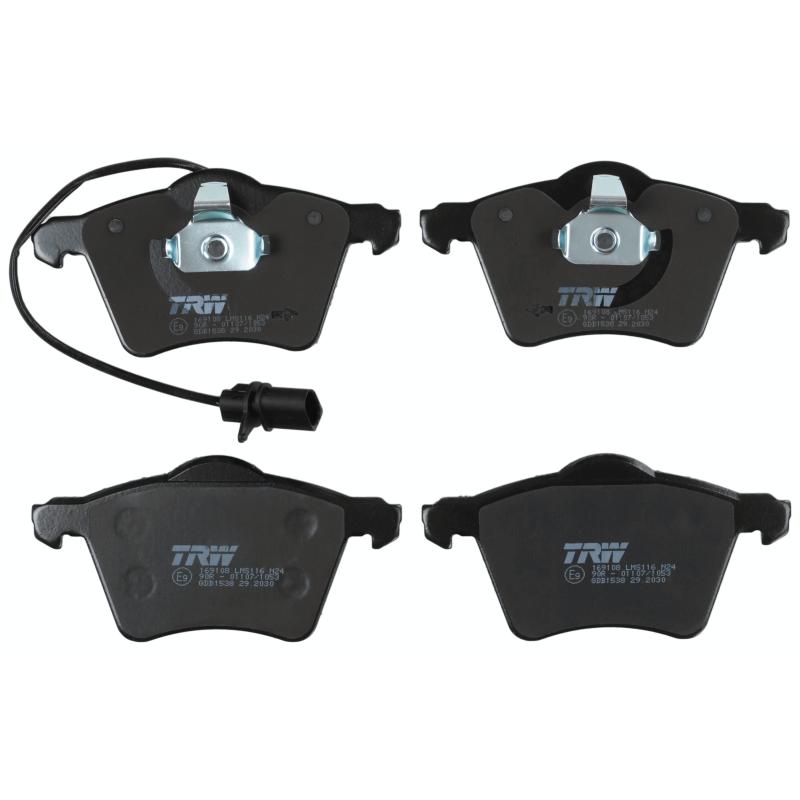 Jeu de 4 plaquettes de frein avant TRW GDB1538 - Visuel 1