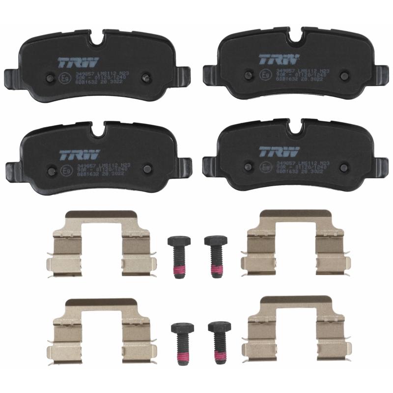 Jeu de 4 plaquettes de frein arrière TRW GDB1632 - Visuel 1