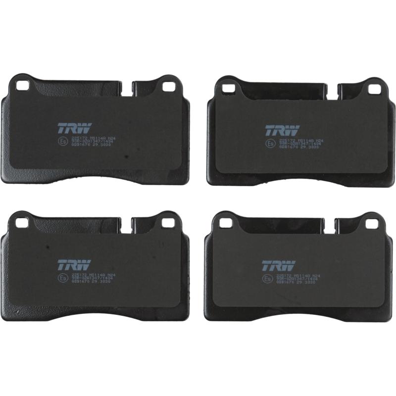 Jeu de 4 plaquettes de frein avant TRW GDB1670 - Visuel 1