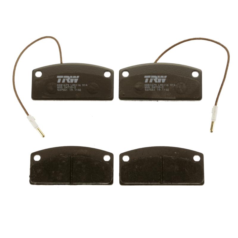 Jeu de 4 plaquettes de frein avant TRW GDB1679 - Visuel 1