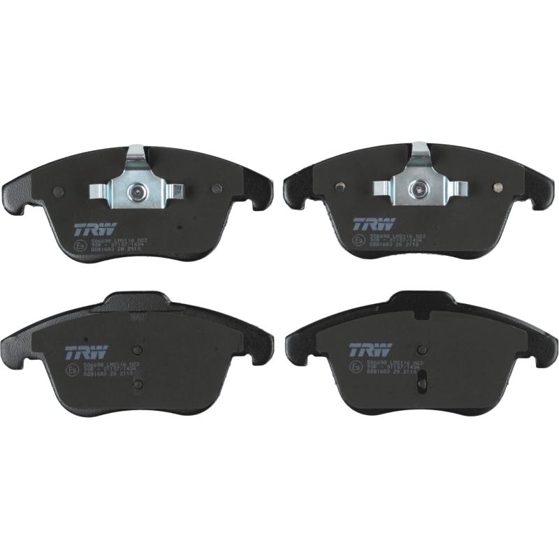 Jeu de 4 plaquettes de frein avant TRW GDB1683 - Visuel 1