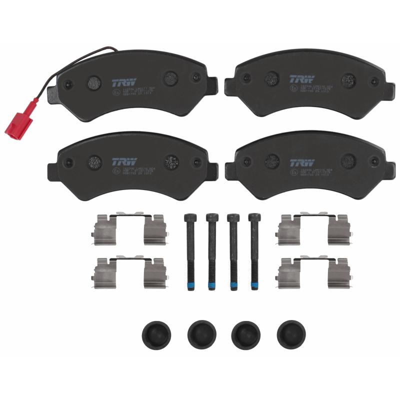 Jeu de 4 plaquettes de frein avant TRW GDB1703 - Visuel 1