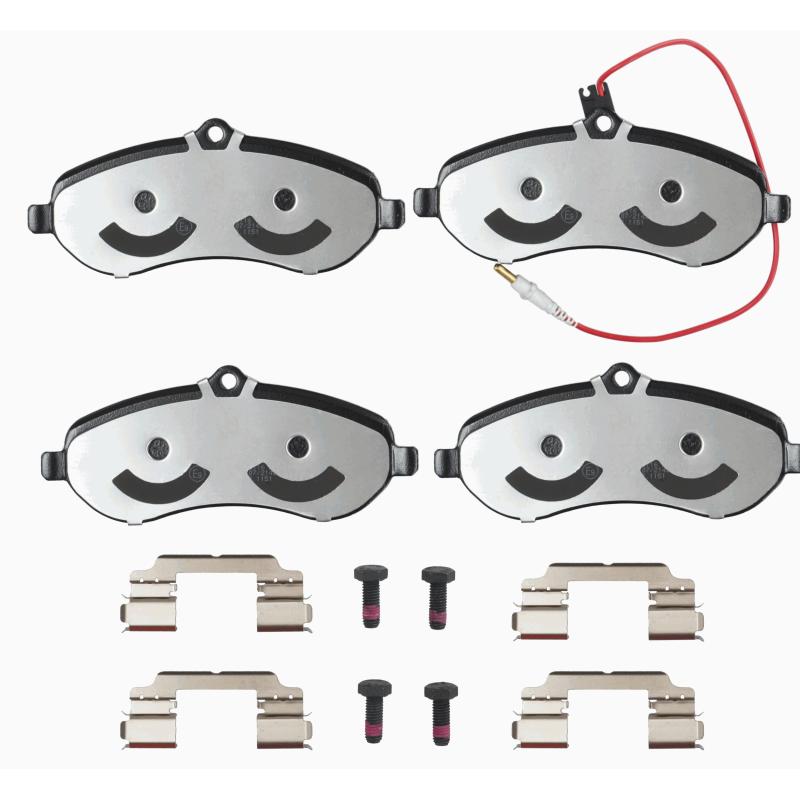 Jeu de 4 plaquettes de frein avant TRW GDB1719 - Visuel 1