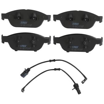 Jeu de 4 plaquettes de frein avant TRW [GDB1883]