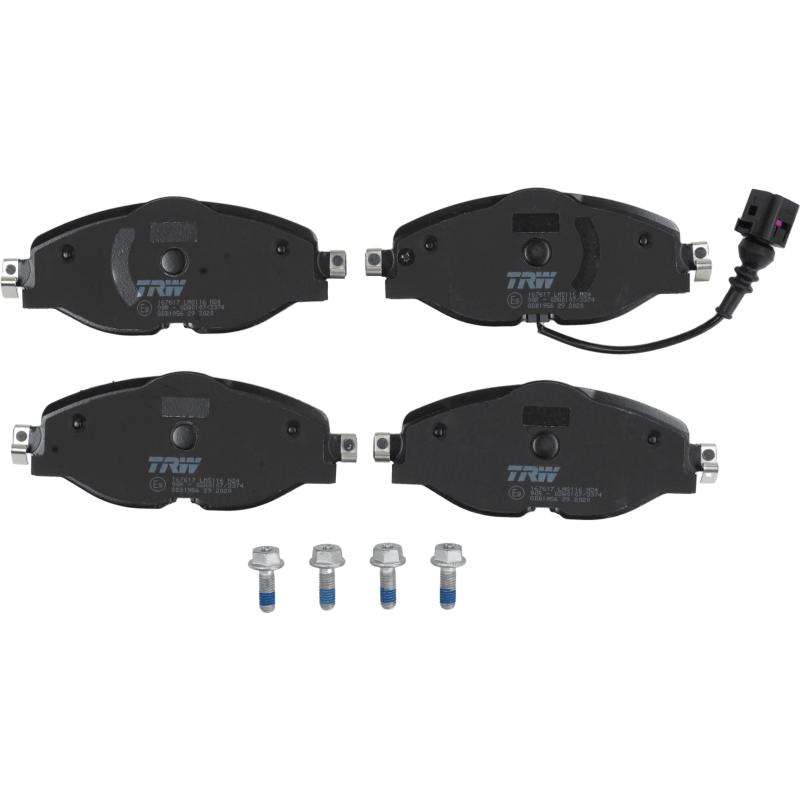 Jeu de 4 plaquettes de frein avant TRW GDB1956 - Visuel 1
