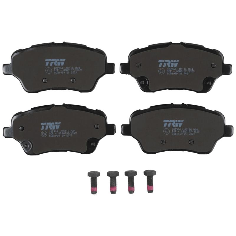 Jeu de 4 plaquettes de frein avant TRW GDB1959 - Visuel 1