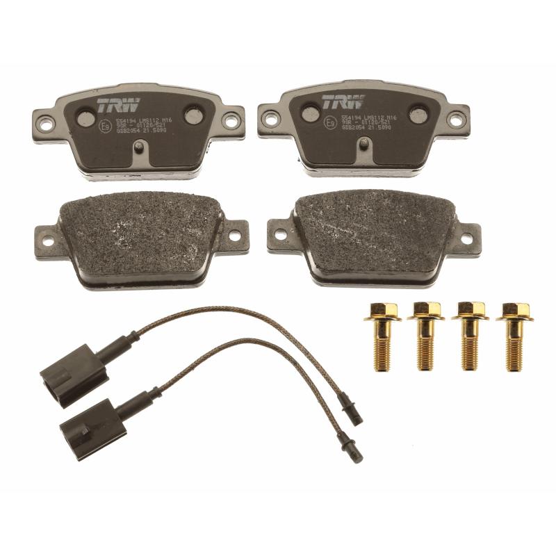 Jeu de 4 plaquettes de frein arrière TRW GDB2054 - Visuel 1