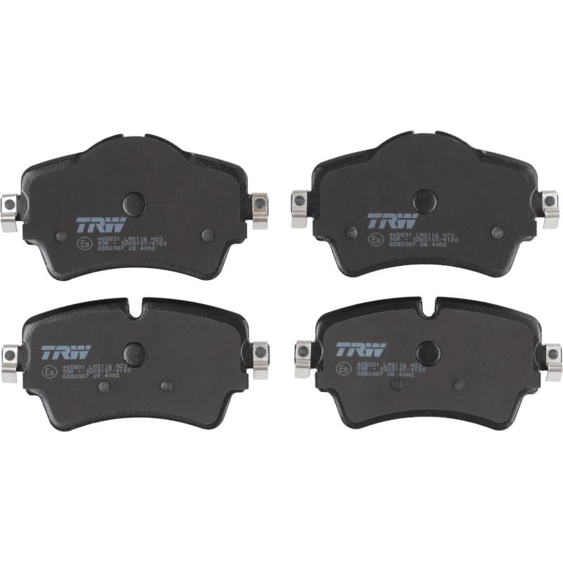 Jeu de 4 plaquettes de frein avant TRW GDB2087 - Visuel 1