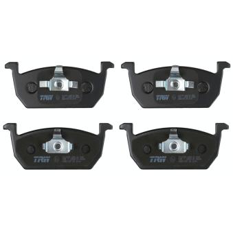 Jeu de 4 plaquettes de frein avant TRW GDB2159 pour FORD B-MAX 2.0 TDI - 110cv