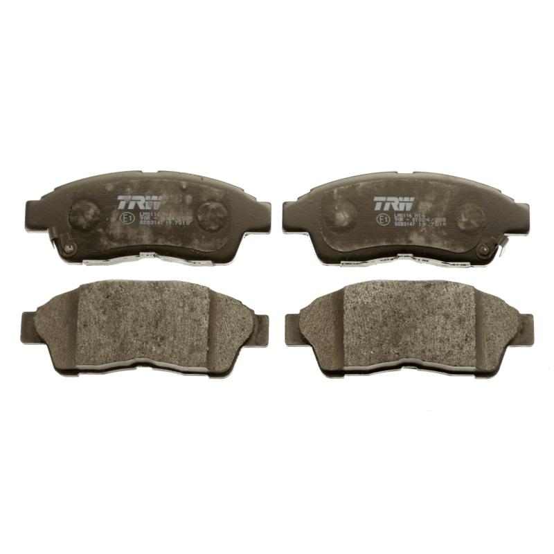 Jeu de 4 plaquettes de frein avant TRW GDB3147 - Visuel 1