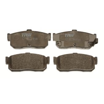 Jeu de 4 plaquettes de frein arrière TRW OEM 440606E391