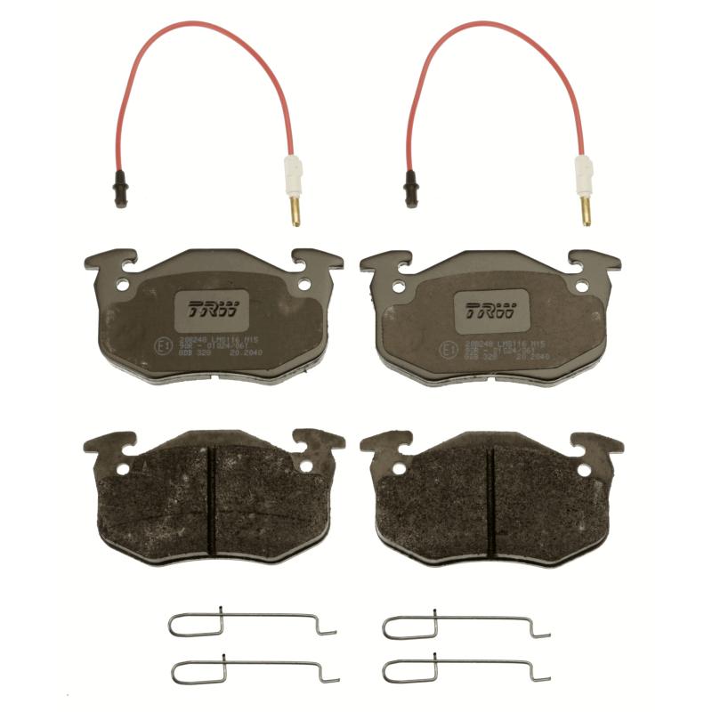 Jeu de 4 plaquettes de frein avant TRW GDB328 - Visuel 1