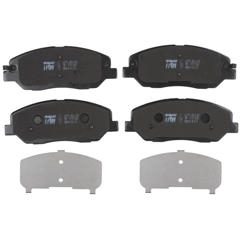 Jeu de 4 plaquettes de frein avant TRW GDB3418 - Visuel 1