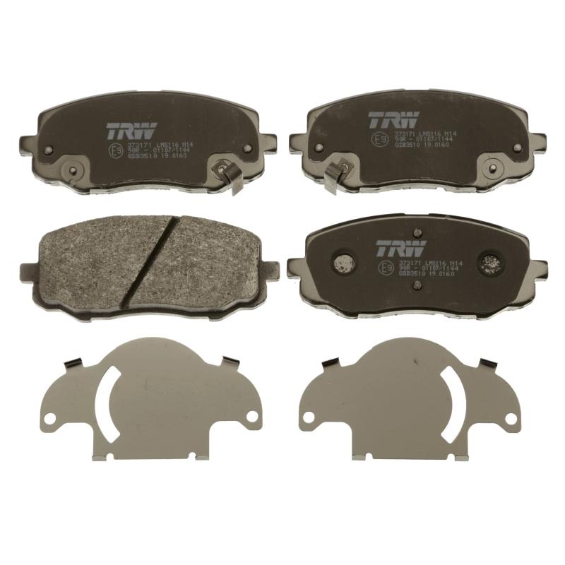 Jeu de 4 plaquettes de frein avant TRW GDB3510 - Visuel 1