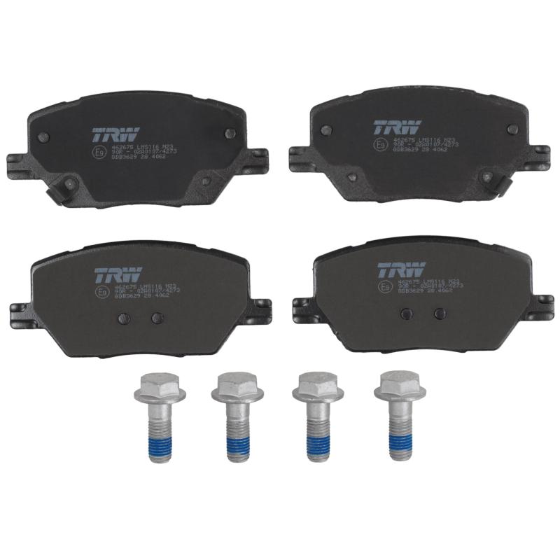 Jeu de 4 plaquettes de frein avant TRW GDB3629 - Visuel 1