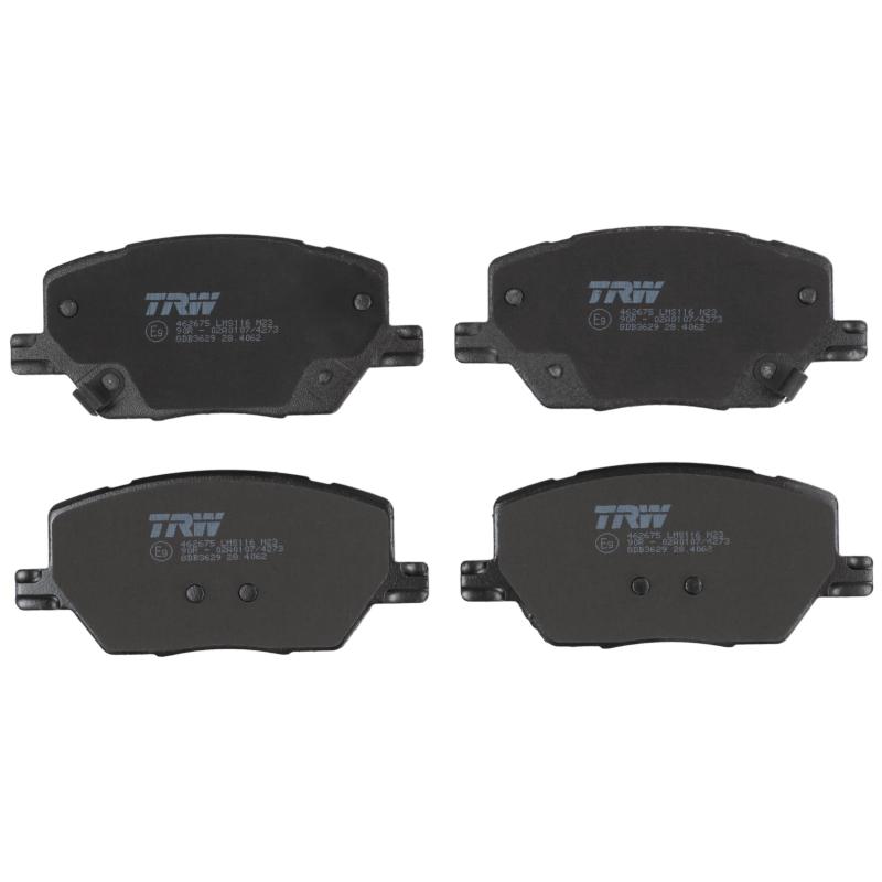 Jeu de 4 plaquettes de frein avant TRW GDB3629 - Visuel 2