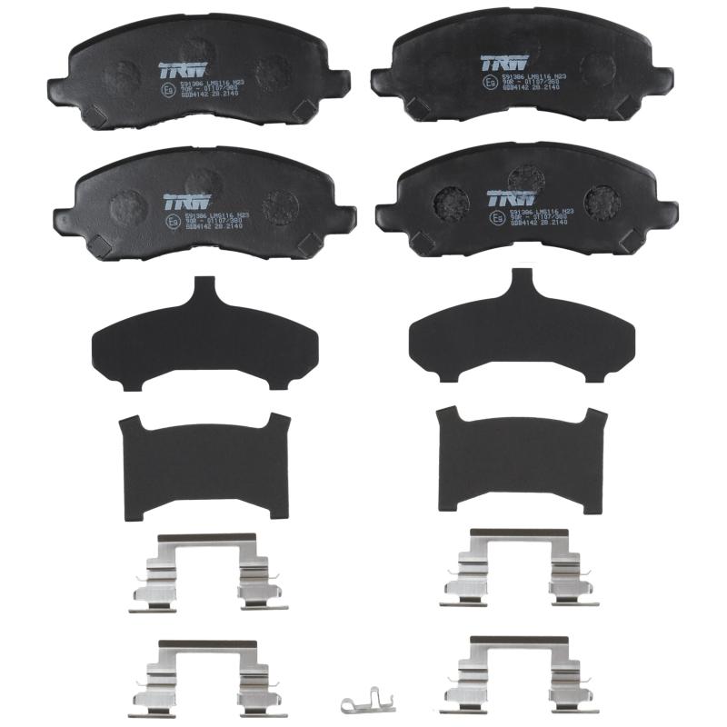 Jeu de 4 plaquettes de frein avant TRW GDB4142 - Visuel 1