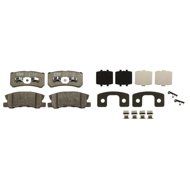 Jeu de 4 plaquettes de frein arrière TRW GDB4600 - Visuel 1