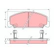 TRW GDB764 - Jeu de 4 plaquettes de frein avant
