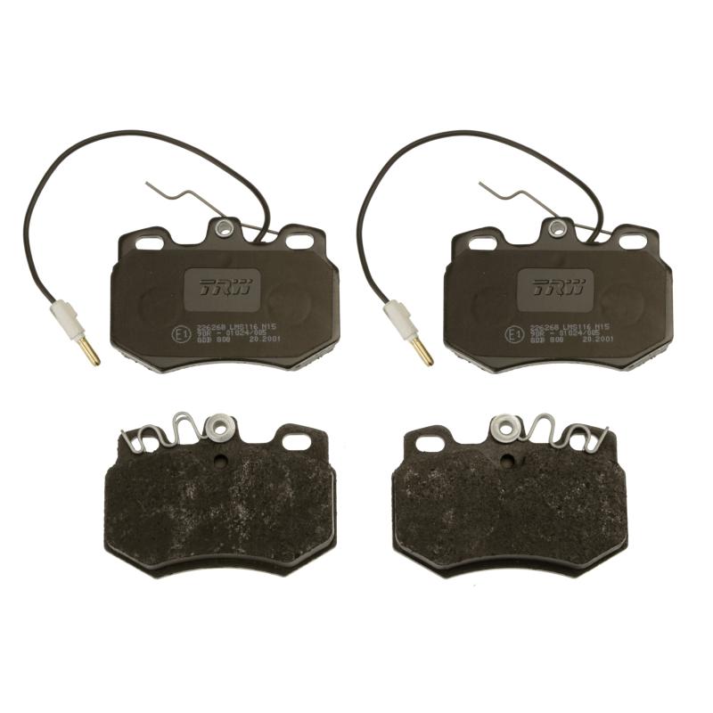 Jeu de 4 plaquettes de frein avant TRW GDB808 - Visuel 1