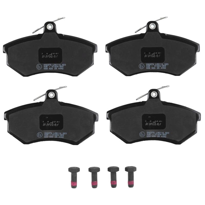 Jeu de 4 plaquettes de frein avant TRW GDB826 - Visuel 1