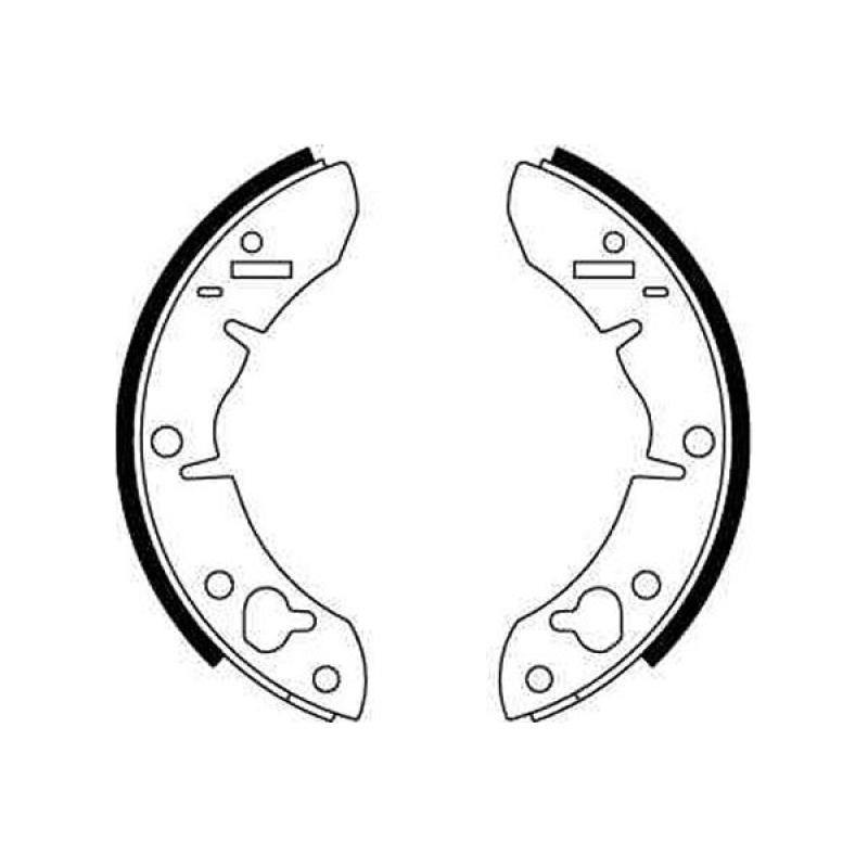 Jeu de mâchoires de frein TRW GS6028 - Visuel 1