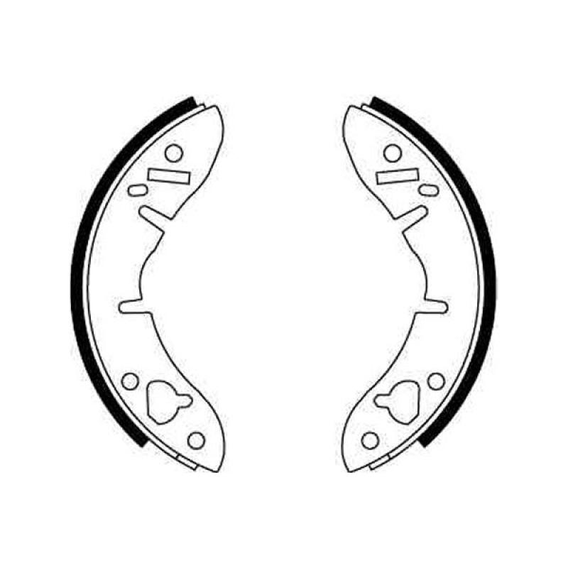 Jeu de mâchoires de frein TRW GS6034 - Visuel 1