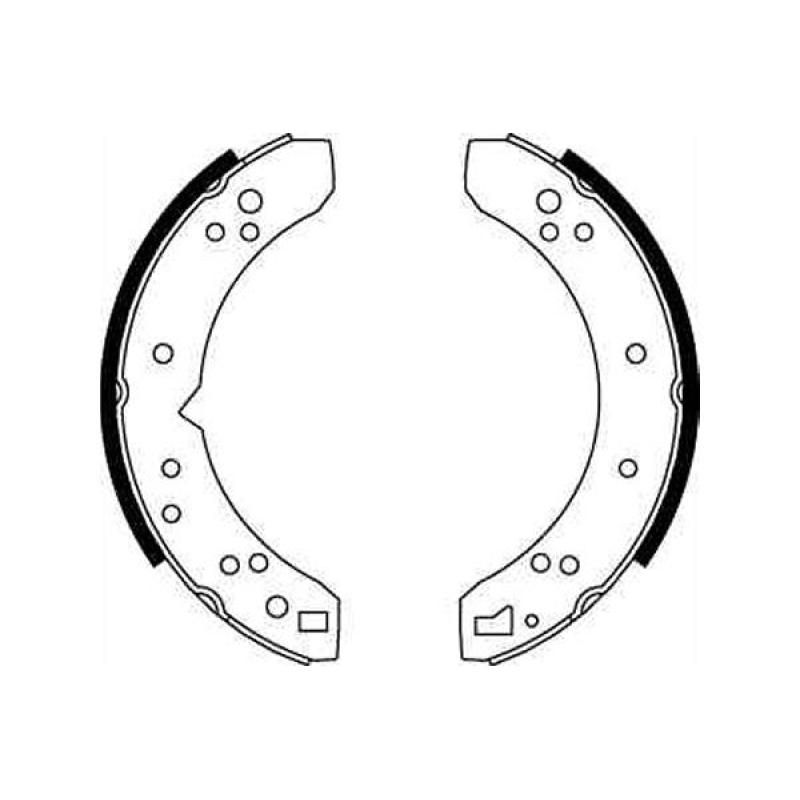 Jeu de mâchoires de frein TRW GS6070 - Visuel 1