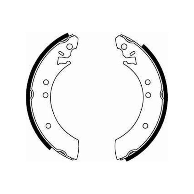 Jeu de mâchoires de frein TRW GS6086 - Visuel 1